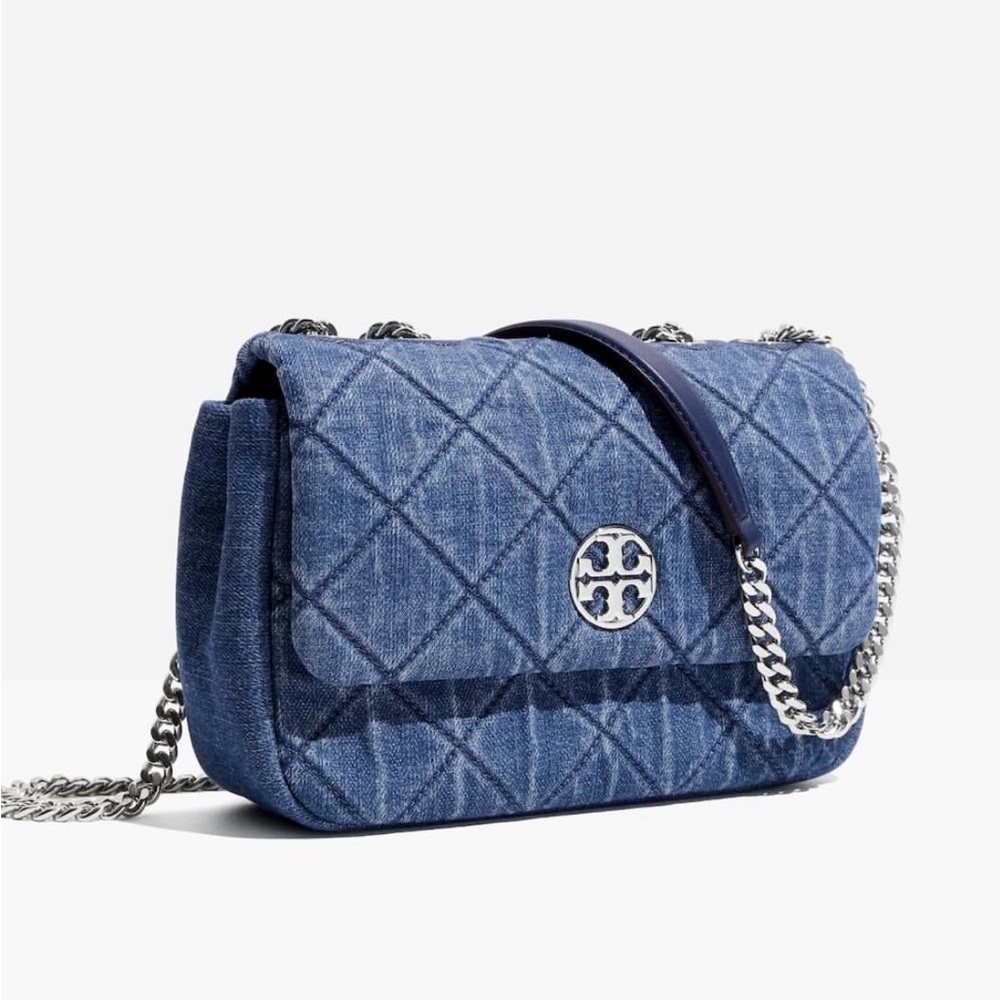 NWT Tory Burch Denim Crossbody bag.